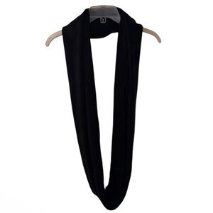 Calvin Klein Black Knit Infinity Scarf